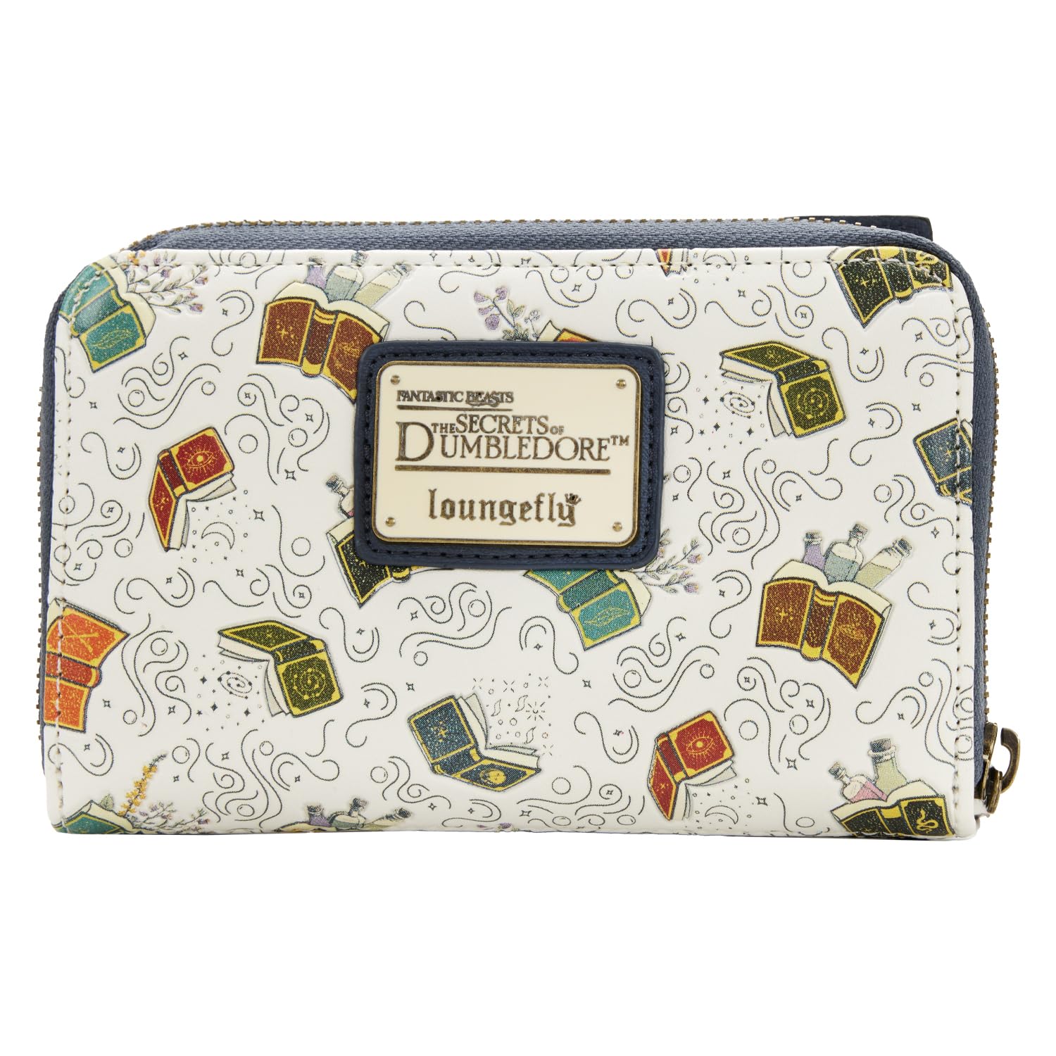 Loungefly Fantastic Beasts Magical Books Zip Around Wallet - Harry Potter Inspired Leather Wallet for Women - Perfect for Cosplay, Collectors & Everyday Use