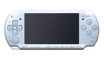Refurbished Sony PSP 2000 Portable Gaming Console - Pearl Baby Blue Edition | Handheld Game System for Travel, Commute & On-the-Go Entertainment | Compatible with UMD Games & Digital Downloads
