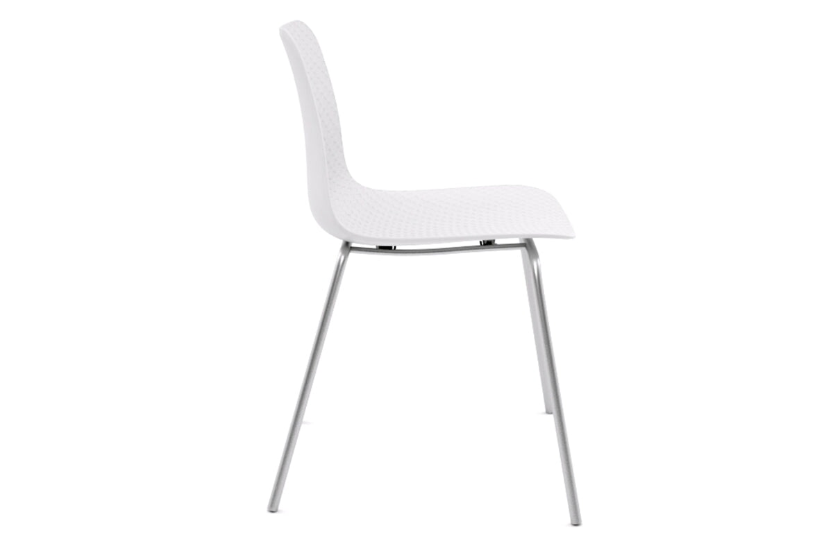 Dune Cafe Chair with 4-Leg Base - Stylish and Durable Bistro Chair for Restaurants, Cafes, and Home Decor