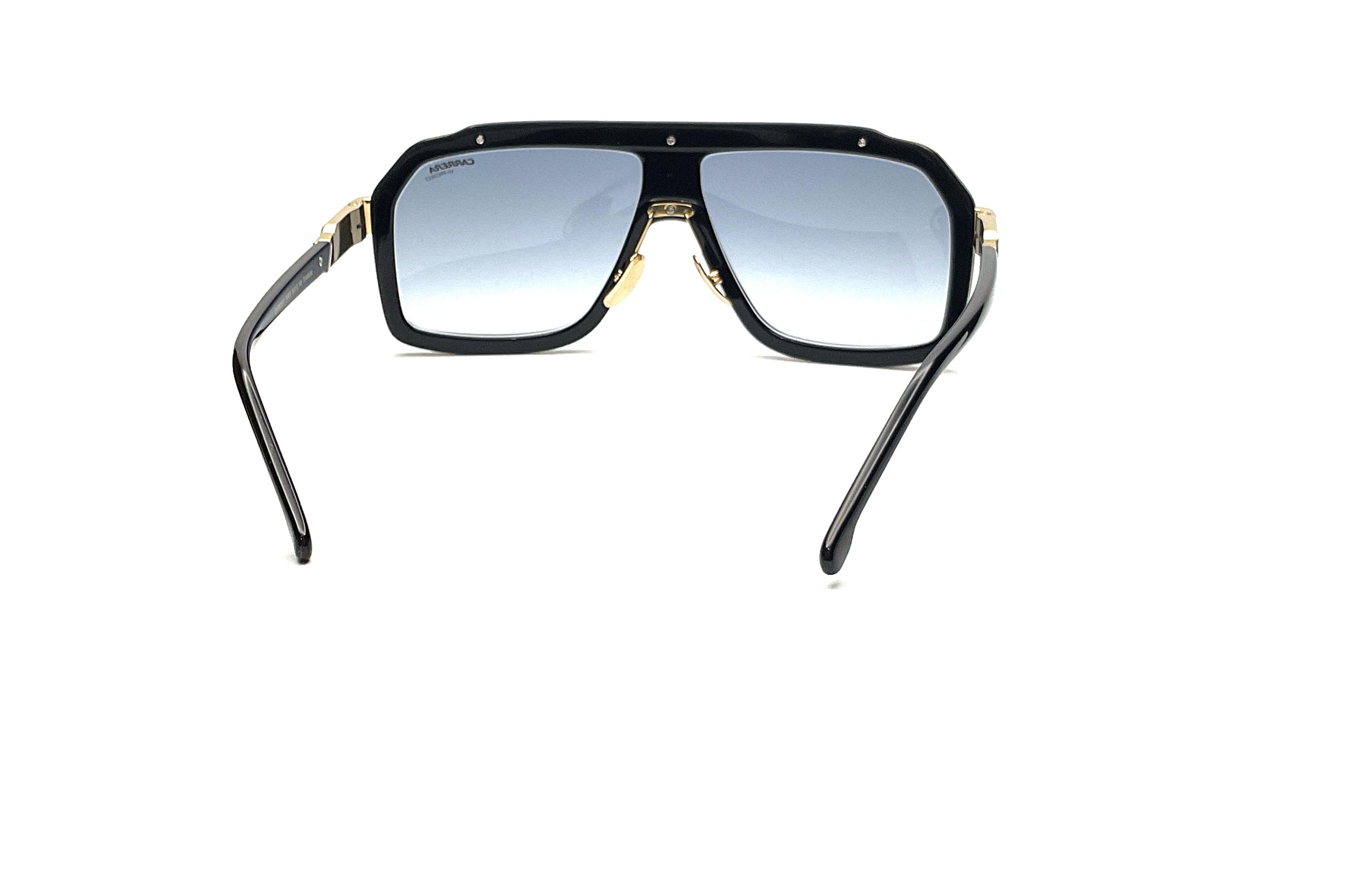 Carrera CA 1053 Sunglasses - Black & White Aviator Style for Men & Women - Perfect for Driving, Outdoor Sports & Fashion Accessories