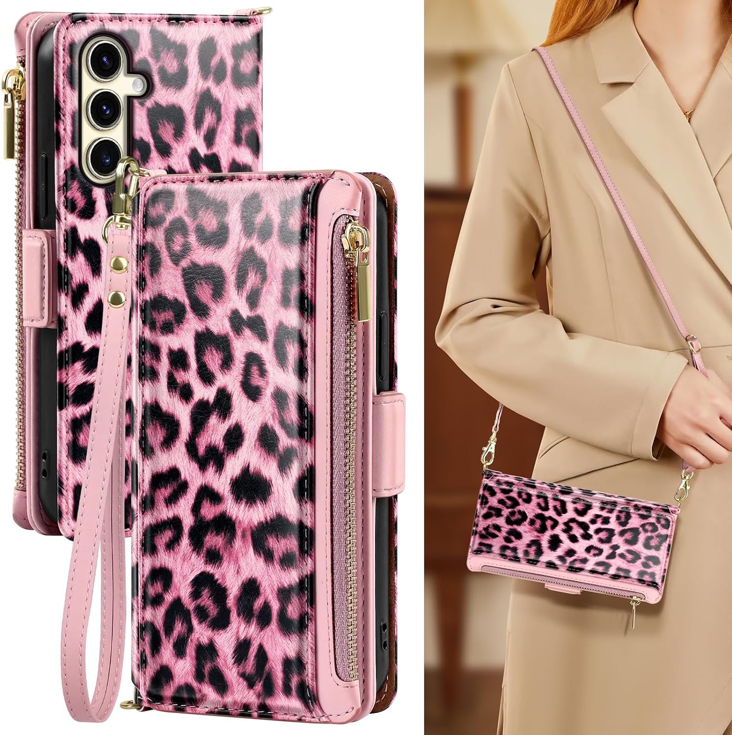 (Leopard-Pink)
