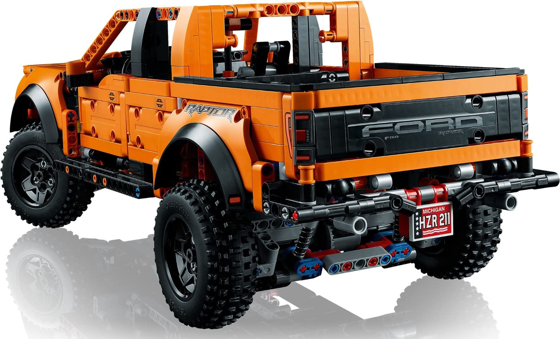 LEGO 42126 Technic Ford F-150 Raptor Model Car Building Kit - 1,370 Pieces, Collectible Toy for Adults, Perfect Gift for Car Enthusiasts - Great for Display, Play and DIY Engineering Projects