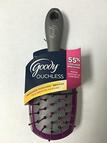Goody Ouchless Purse Brush 07481 - Detangling Hairbrush for Women & Travel, Compact & Pain-Free Styling (Perfect for Purse, Gym Bag & On-the-Go)