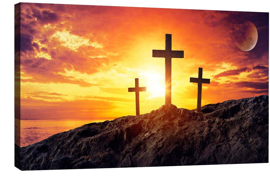 Religious Wall Art - Jesus Christ Framed Portrait for Home & Office Decor - Perfect for Bedroom, Living Room, Church - Ready to Hang Inspirational Christian Gift
