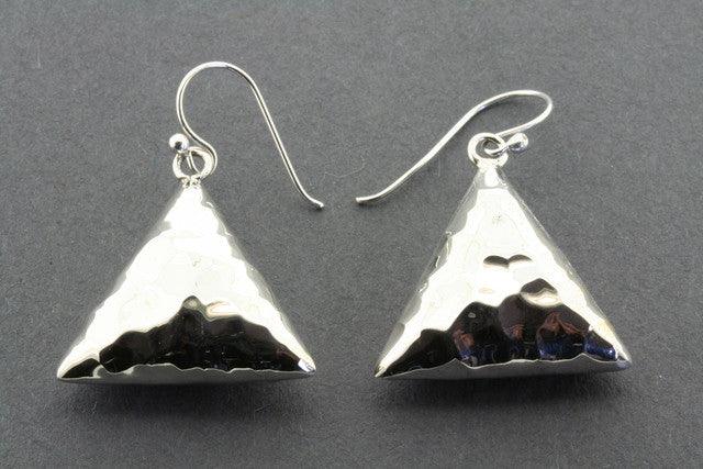 Handmade Samosa Stud Earrings - Indian Spicy Snack Inspired Jewelry for Women - Perfect for Diwali, Weddings & Ethnic Fashion