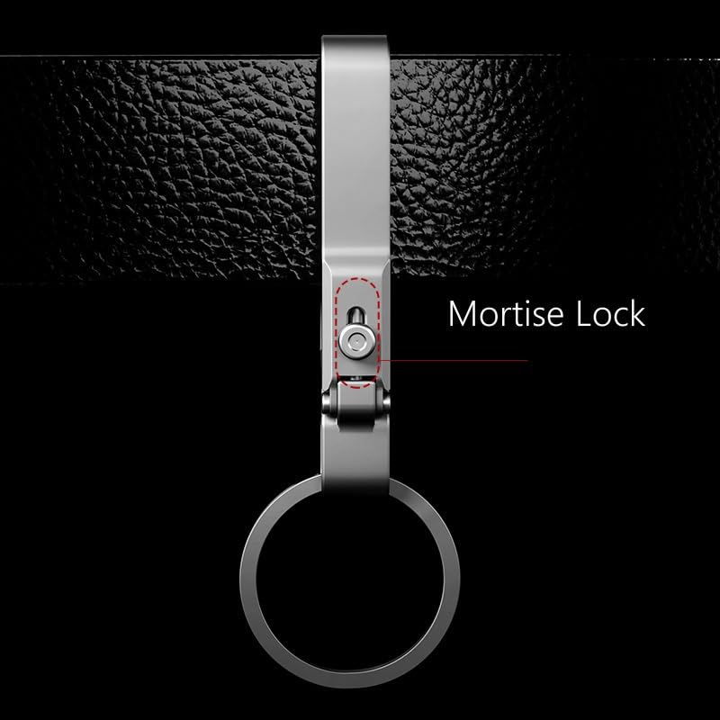 BANG TI Patented Mortise Lock Belt Key Clip - Secure Keys for Outdoor & Travel