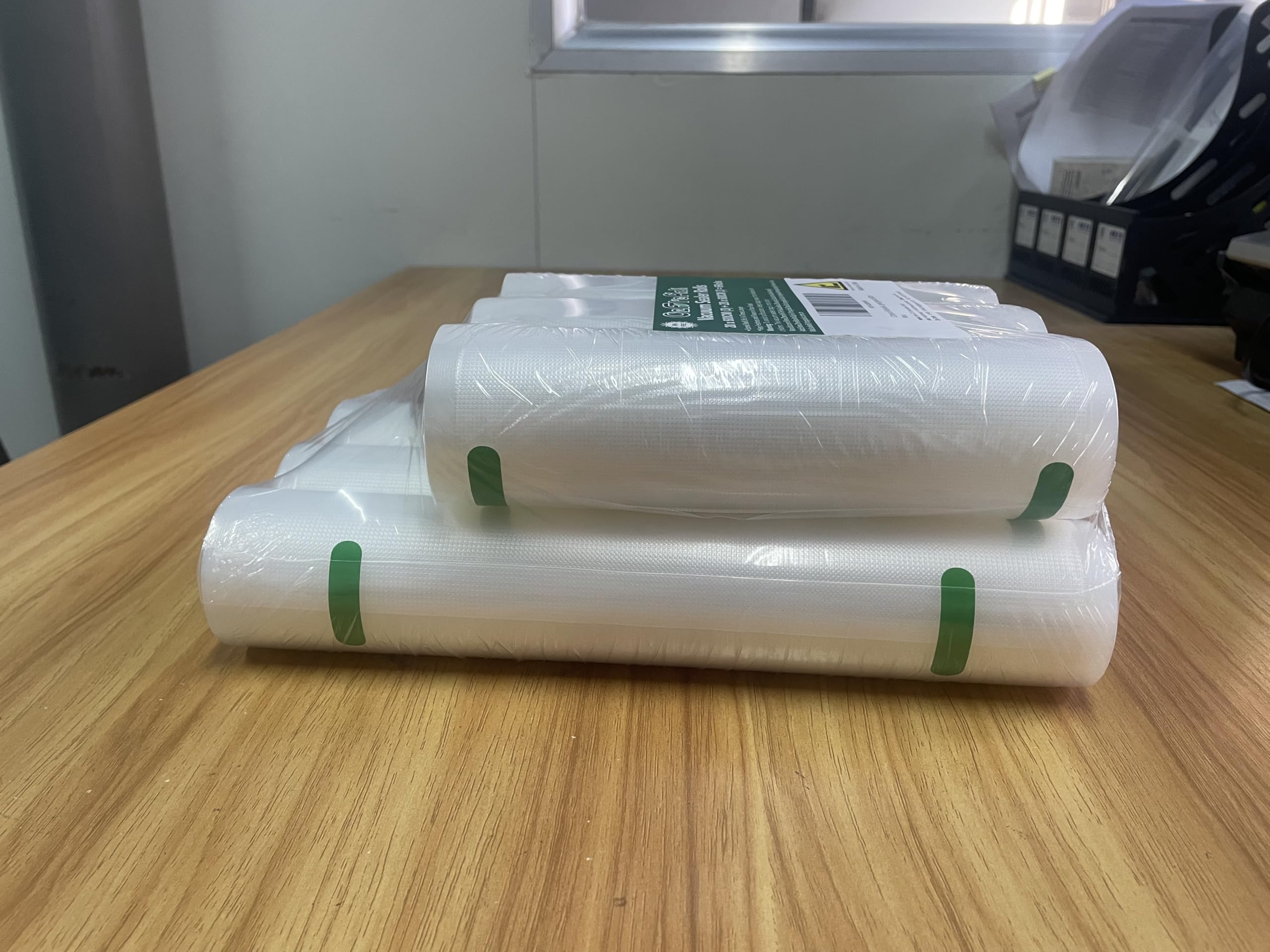O2frepak 6 Rolls Vacuum Sealer Bags - 3 Rolls 20x600cm & 3 Rolls 28x600cm | BPA Free, LFGB Certified | Food Storage Bags for Vacuum Sealing Machine | Perfect for Freezing, Sous Vide & Meal Prep