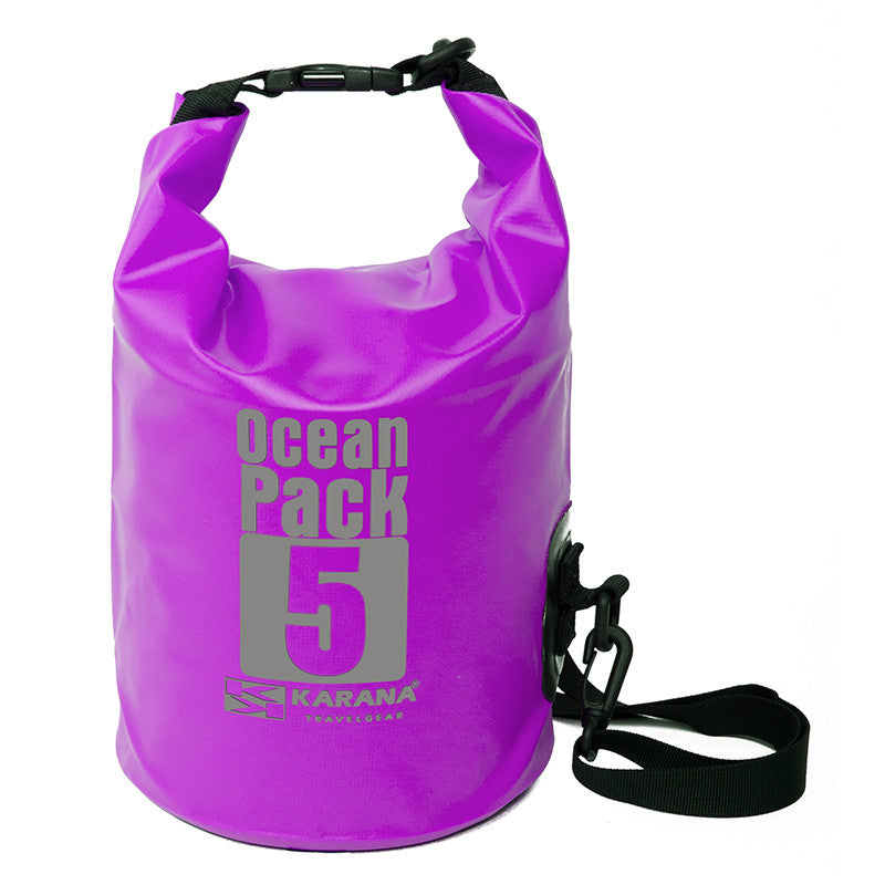 **Karana Ocean Pack 5L Waterproof Dry Tube Bag - Ideal for Kayaking, Boating, Swimming & Outdoor Adventures**