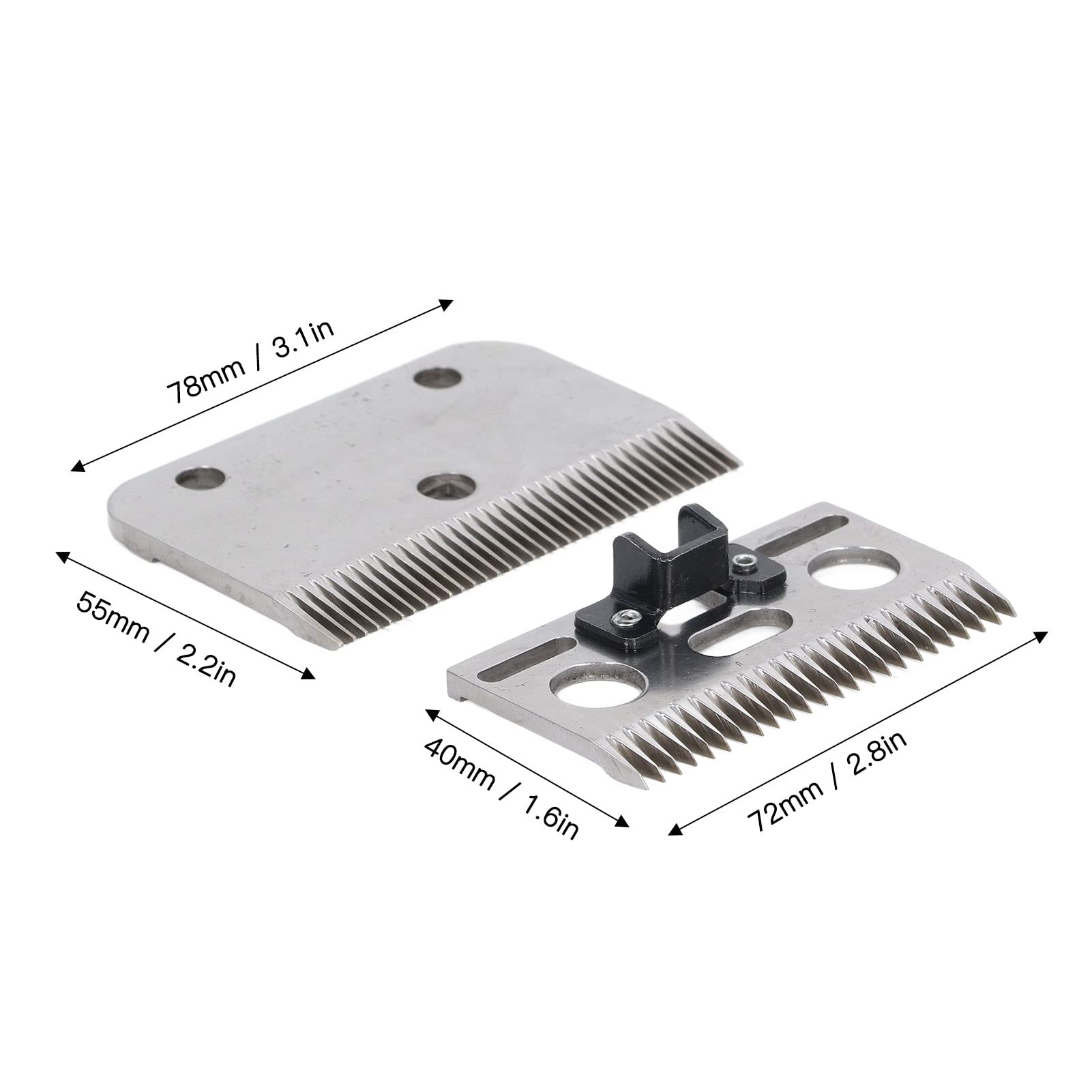 TTOCAR 35 Tooth Horse Clipper Replacement Blade - Carbide Livestock Hair Trimmer Universal Blades for Horse Grooming Shears & Clippers - Full Body Clipping & Show Prep for Horses, Cattle & Livestock