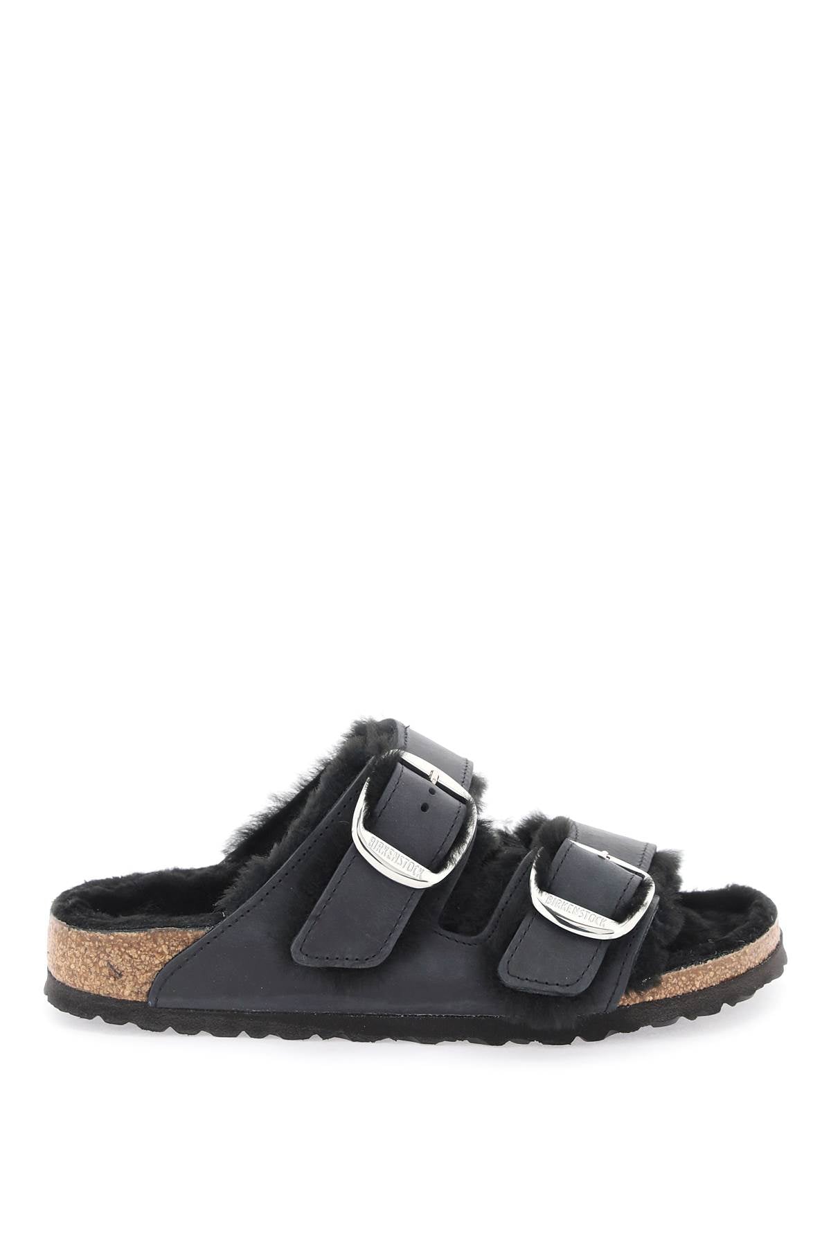 Birkenstock Arizona Big Buckle Mules in Teddy - Comfortable Soft Footbed Sandals for Women & Men | Perfect for Casual Wear, Beach, and Summer Outfits