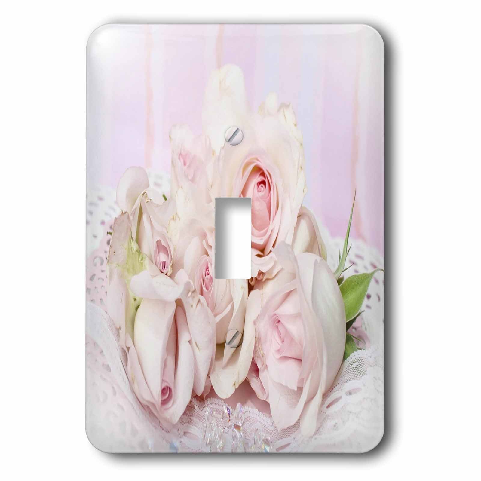 3D Rose Light Switch Cover - Decorative for Home & Office