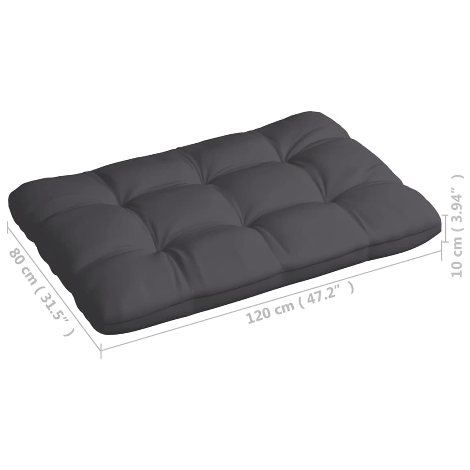 **Tidyard 3-Piece Outdoor Pallet Sofa Cushion Set - Water-Resistant Fabric Upholstery with Seat & Back Cushions - Perfect for Patio, Garden, and Backyard Relaxation**