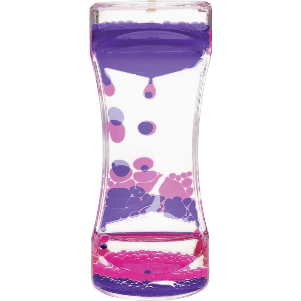 Blue & Pink Liquid Motion Bubbler - Sensory Relaxation Toy for Stress Relief, Kids & Adults - Perfect for Home, Office & Classroom Decor