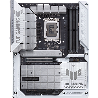 ASUS TUF GAMING Z790 BTF WIFI Motherboard - Intel LGA 1700 Socket, DDR5, PCIe 5.0, WiFi 6, BT 5.2 - Perfect for Gaming PC Builds & High-Performance Workstations