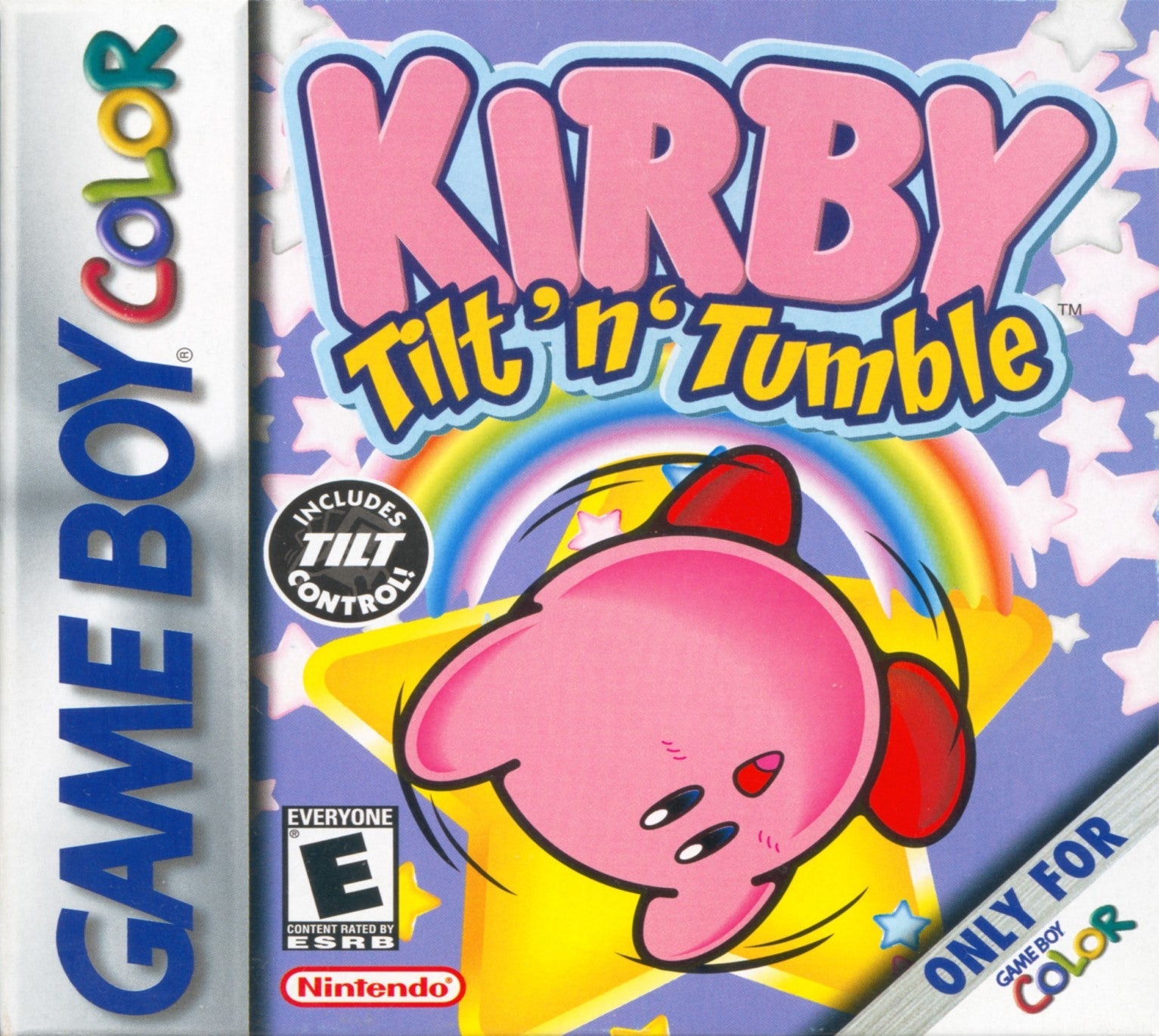 Kirby Tilt and Tumble Game - Fun Motion Control Adventure for Nintendo Game Boy Color | Perfect for Kids and Retro Gaming Fans | Play at Home or On The Go