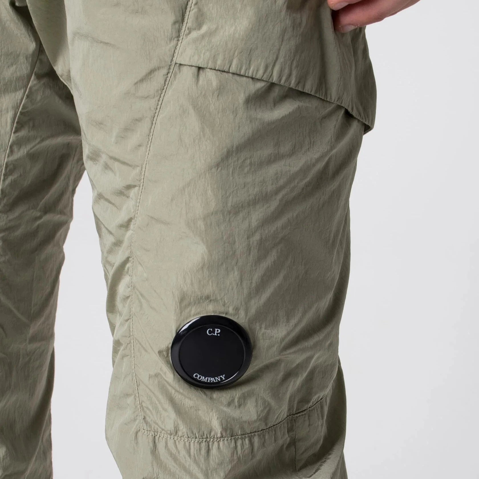 CP Company Regular Fit Chrome R Pants for Men - Waterproof Outdoor Hiking & Urban Streetwear Fashion