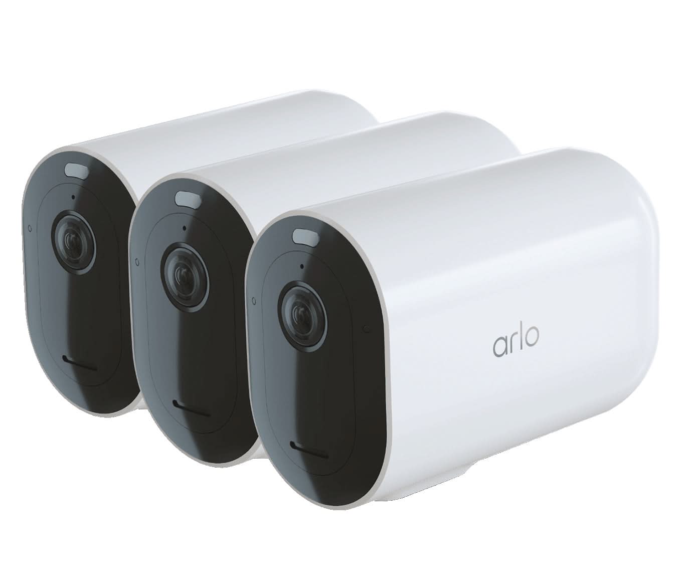 Arlo Pro 4 XL Security Camera System - 3 Pack (VMC4352P-100EUS) | Wireless Outdoor/Indoor HD Surveillance with Night Vision | Perfect for Home, Business & Garage Security Monitoring