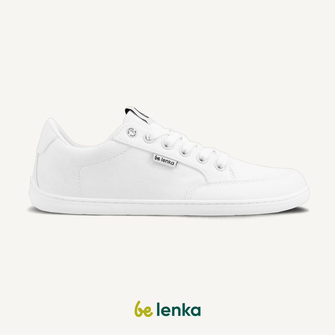 Barefoot Sneakers for Women & Men - Be Lenka Rebound All White Minimalist Shoes | Lightweight & Flexible for Running, Walking & Gym Workouts [CLEARANCE SALE]