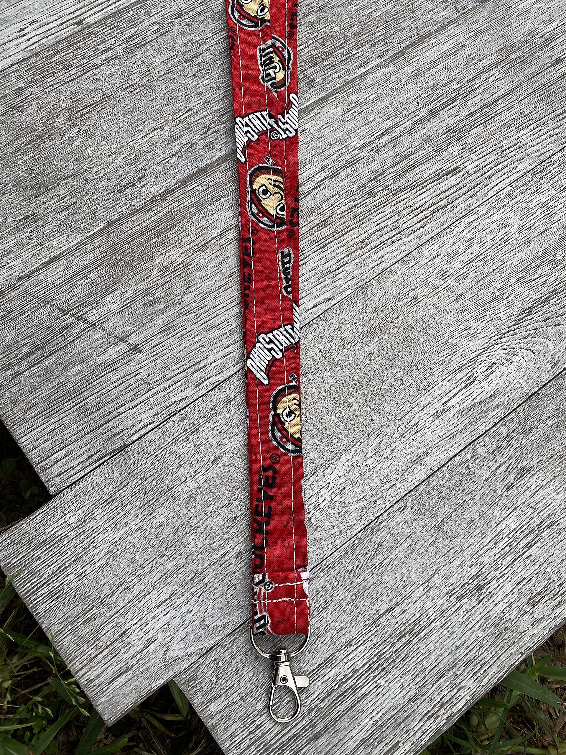 Ohio State ID Badge Holder Keychain - Durable Lanyard with Card Slot for University, Office & Campus Security - Perfect for Students, Faculty & Staff Access Control