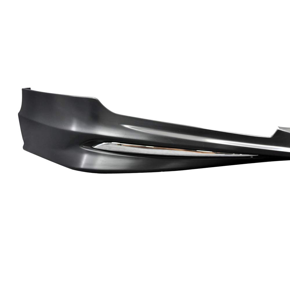 IKON MOTORSPORTS MD Style Black PP Front Bumper Lip Spoiler for 2013-2015 Honda Accord - Aggressive Chin Finisher Add-On | Enhances Sporty Look & Aerodynamics for Street Racing & Car Shows