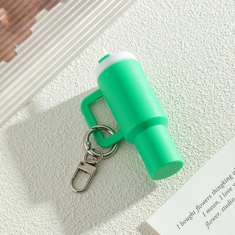 6-Pack Mini Tumbler Keychains - Cute Cup Keychain for Stanley Cup, Stylish Handbag Charms for Women, Lip Balm Holder for Girls - Perfect for Keyrings, Backpacks, Gifts & Everyday Accessories