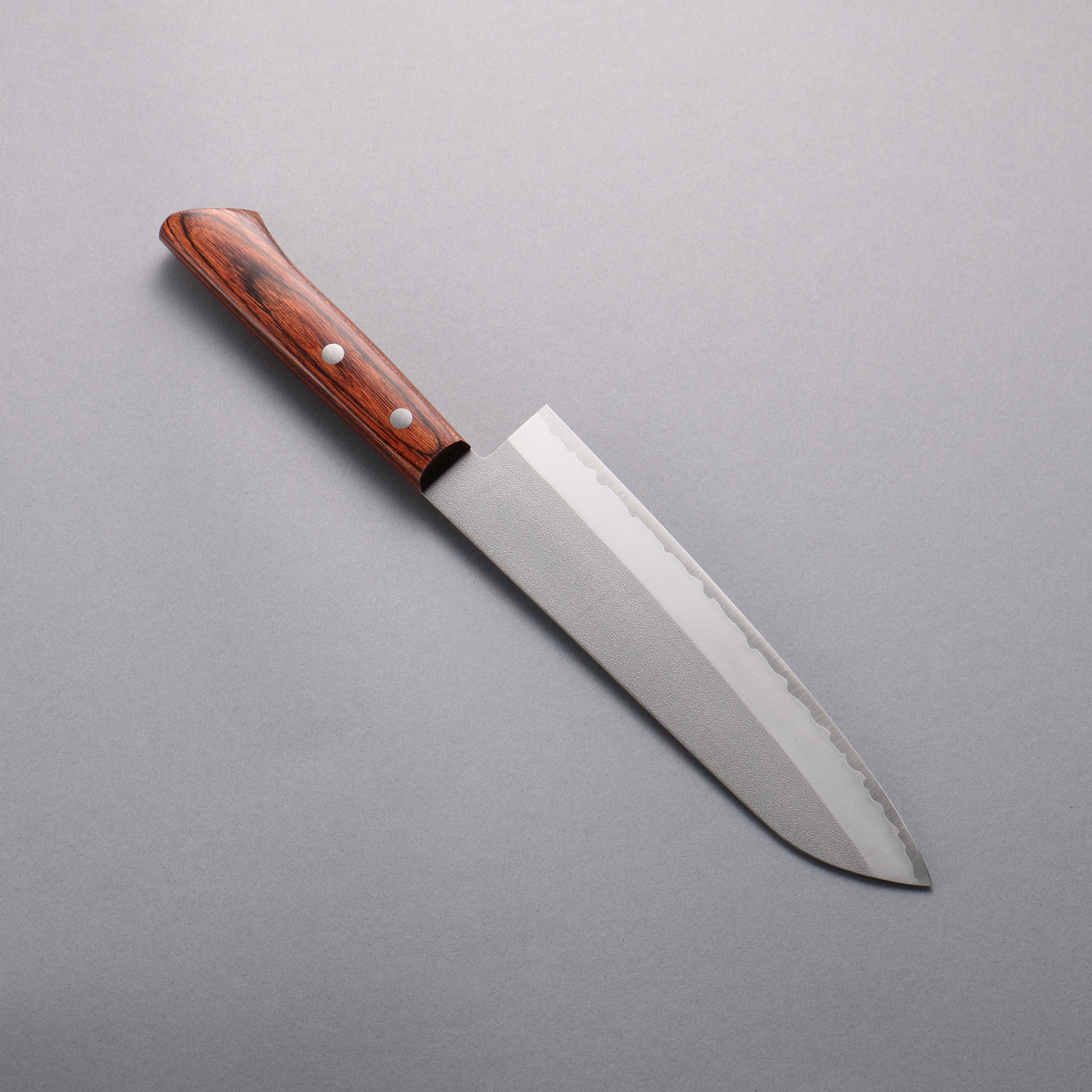 Kunihira VG1 Nashiji Gyuto 180mm Japanese Chef Knife with Mahogany Handle - Perfect for Slicing, Dicing, and Precision Cooking