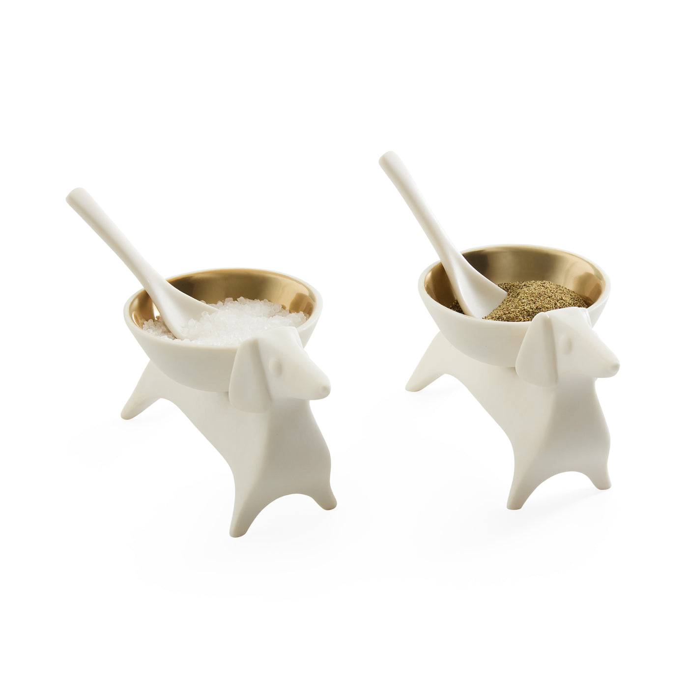 Premium Dachshund-Shaped Salt and Pepper Shakers Set - Elegant Ceramic Spice Dispensers for Kitchen, Dining Table, and Gift Giving