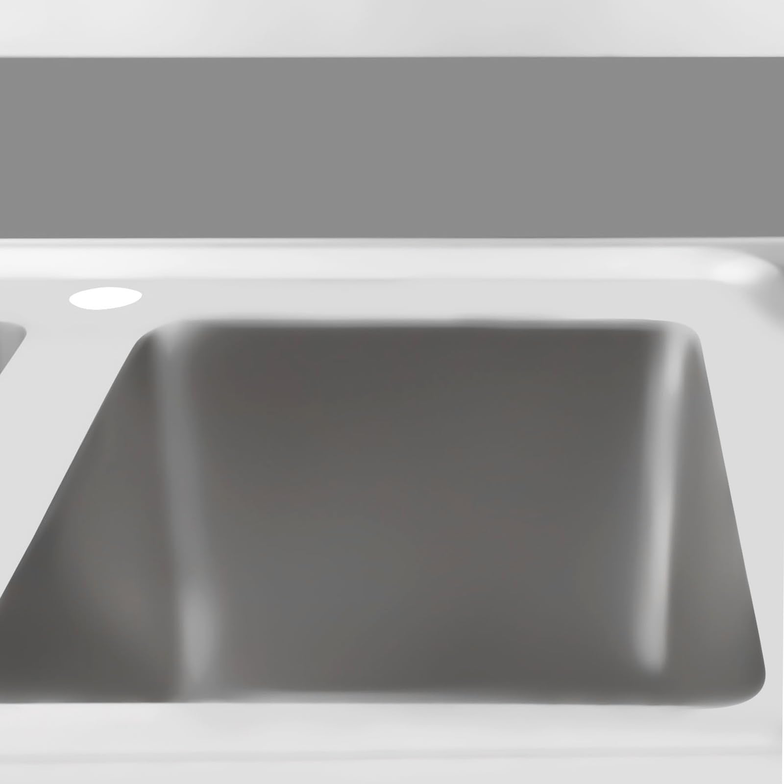 3 Compartment Commercial Stainless Steel Utility Sink - Heavy Duty Free Standing Kitchen Sink with 3 Drains, 39