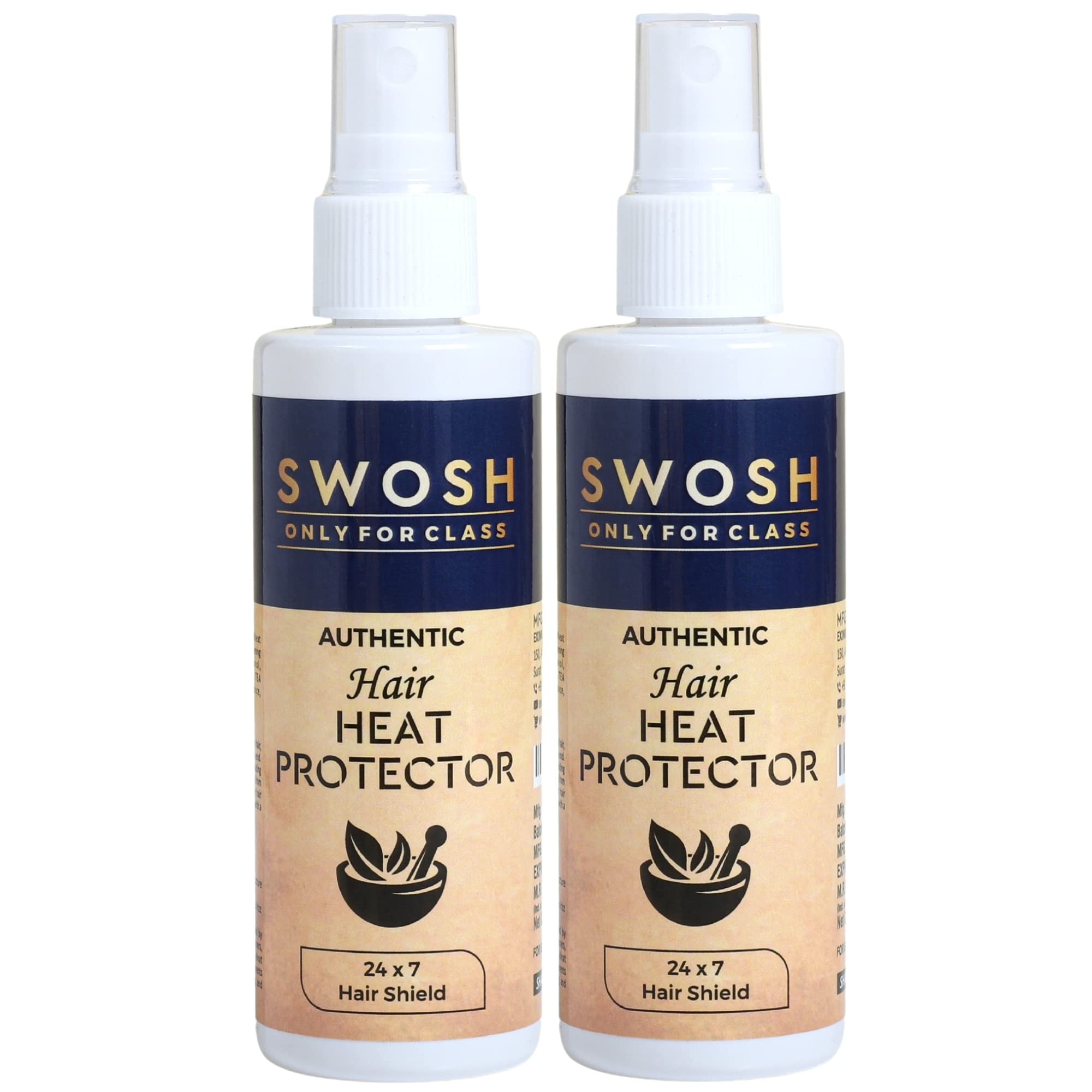 Natural Heat Protectant Hair Spray for Women & Men - Sulfate Free, UV Protection, Frizz Control - Perfect for Styling, Blow Drying & Hot Tools