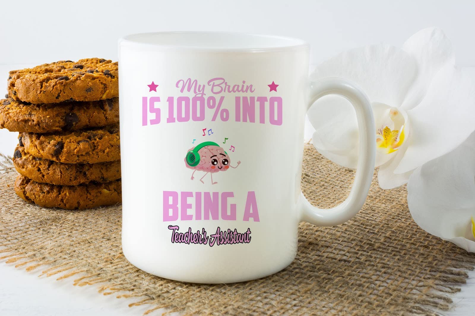 Funny Coffee Mug - '100% Into Cher's Assistant' Novelty Gift for Men, Women, Coworkers & Family | Perfect Birthday, Christmas & Office Gift Idea | Great for Coffee Lovers & Pop Culture Fans | Ceramic Cup for Home, Office & Gag Gifts