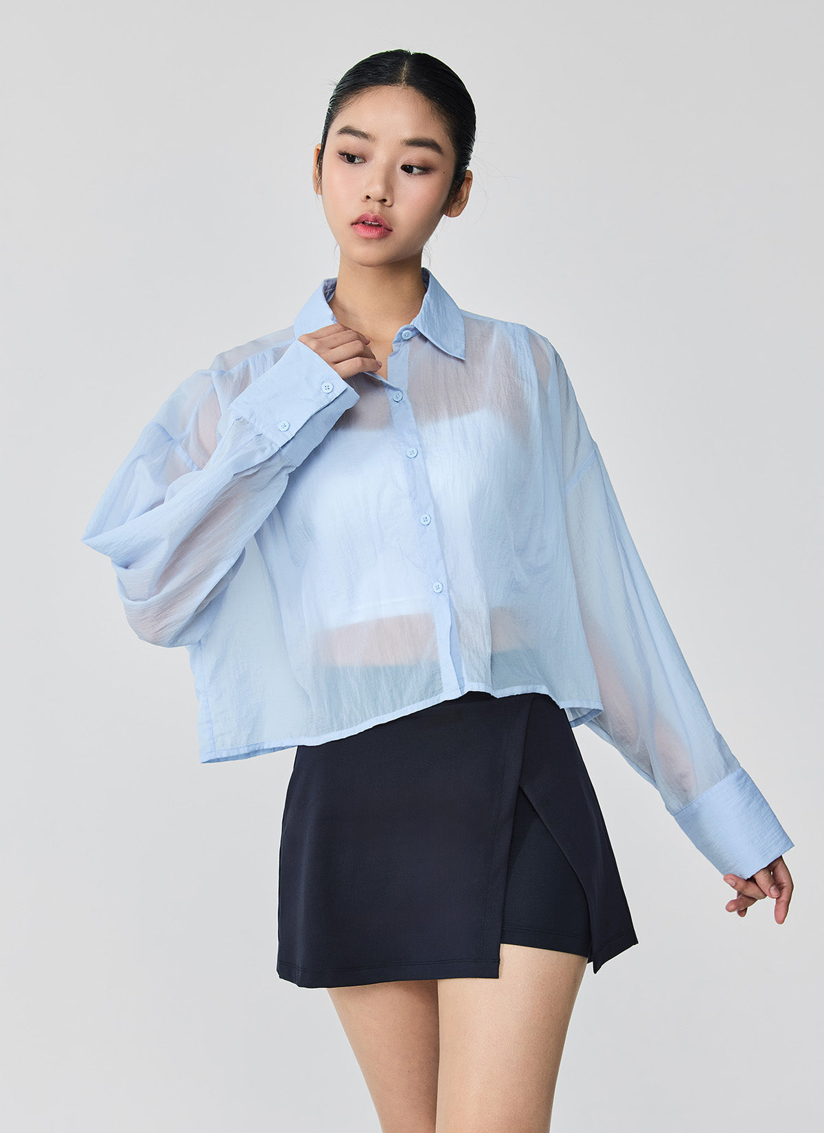 Sheer See-Through Crop Tops for Women - Sexy Mesh Summer Shirts - Perfect for Beach, Party & Festival Outfits