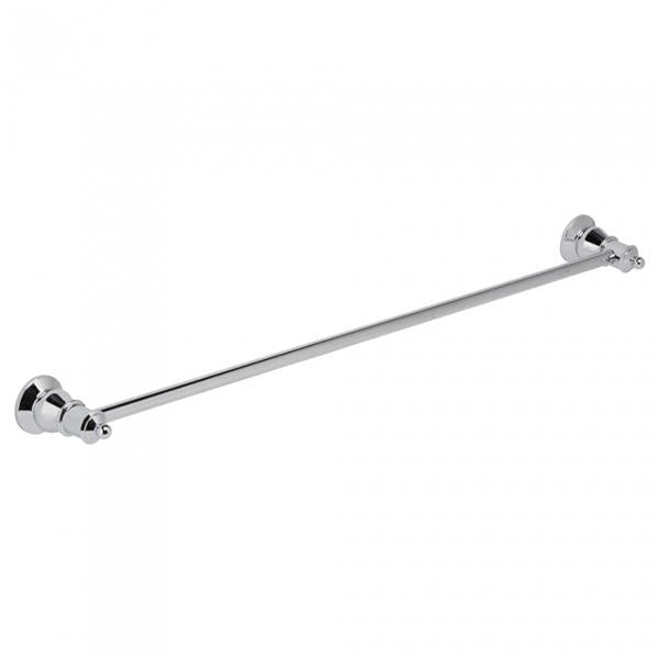 Fienza 81001 Lillian Single Towel Rail 810mm Chrome - Premium Bathroom Towel Holder for Modern Homes, Perfect for Bathrooms, Kitchens, and Laundry Rooms