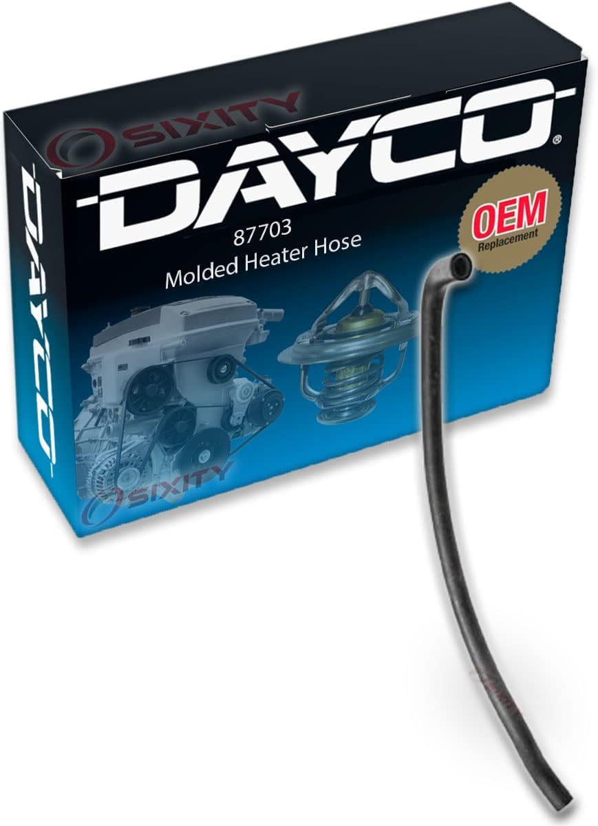 Dayco 87703 Heater Hose - High Quality Replacement Coolant Hose for Cars, Trucks & SUVs | Perfect for Engine Cooling System Repairs & Maintenance
