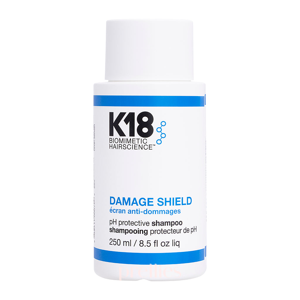 K18 DAMAGE SHIELD PH Protective Shampoo 250ml - Repair & Strengthen Damaged Hair - Sulfate-Free & Color Safe - For Daily Use at Home or Salon (000749)