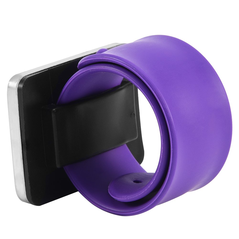 Wosume Magnetic Hair Clips Bracelet - Magnetic Wristband Hairpin Holder for Hair Grip & Styling Accessories (Purple) | Perfect for Salon Stylists & Home Hairdressing