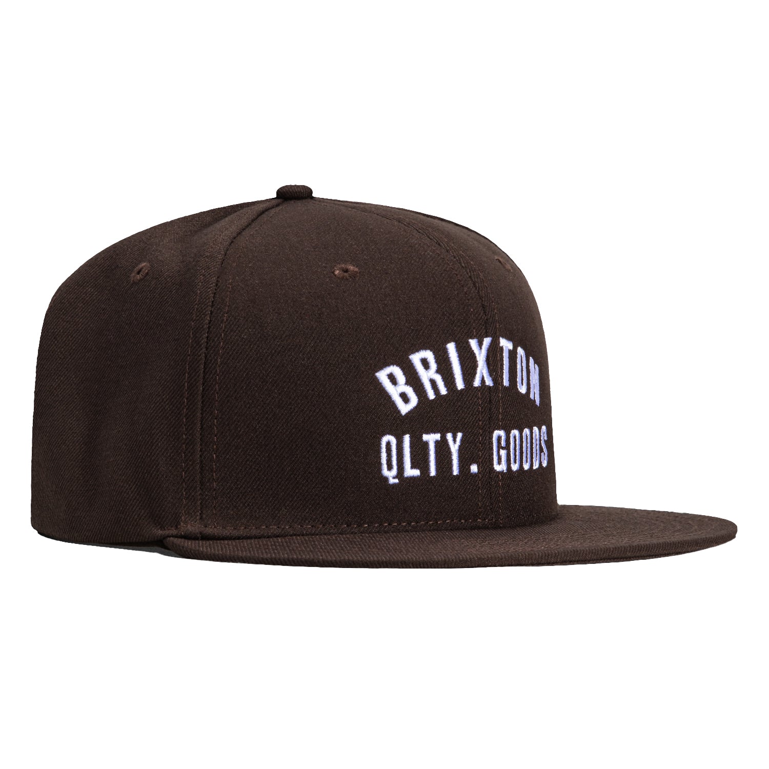 Brixton Woodburn Snapback Hat - Adjustable Brown Baseball Cap for Men & Women | Casual Streetwear, Outdoor Activities, Sports Fan Gear