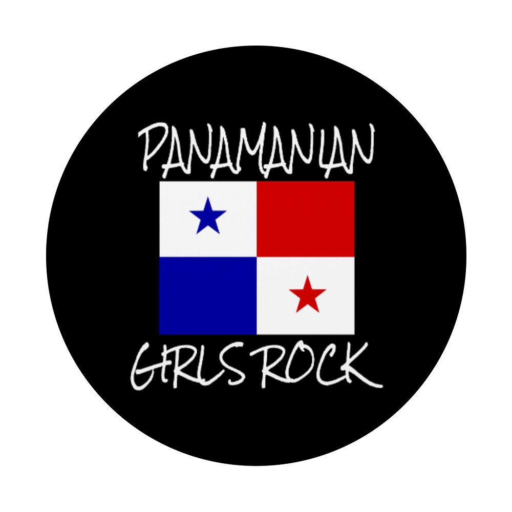 Panamanian Girls Rock Flag of Panama PopSockets PopGrip - Swappable Phone & Tablet Grip for Secure Hold | Perfect for Travel, School & Everyday Use
