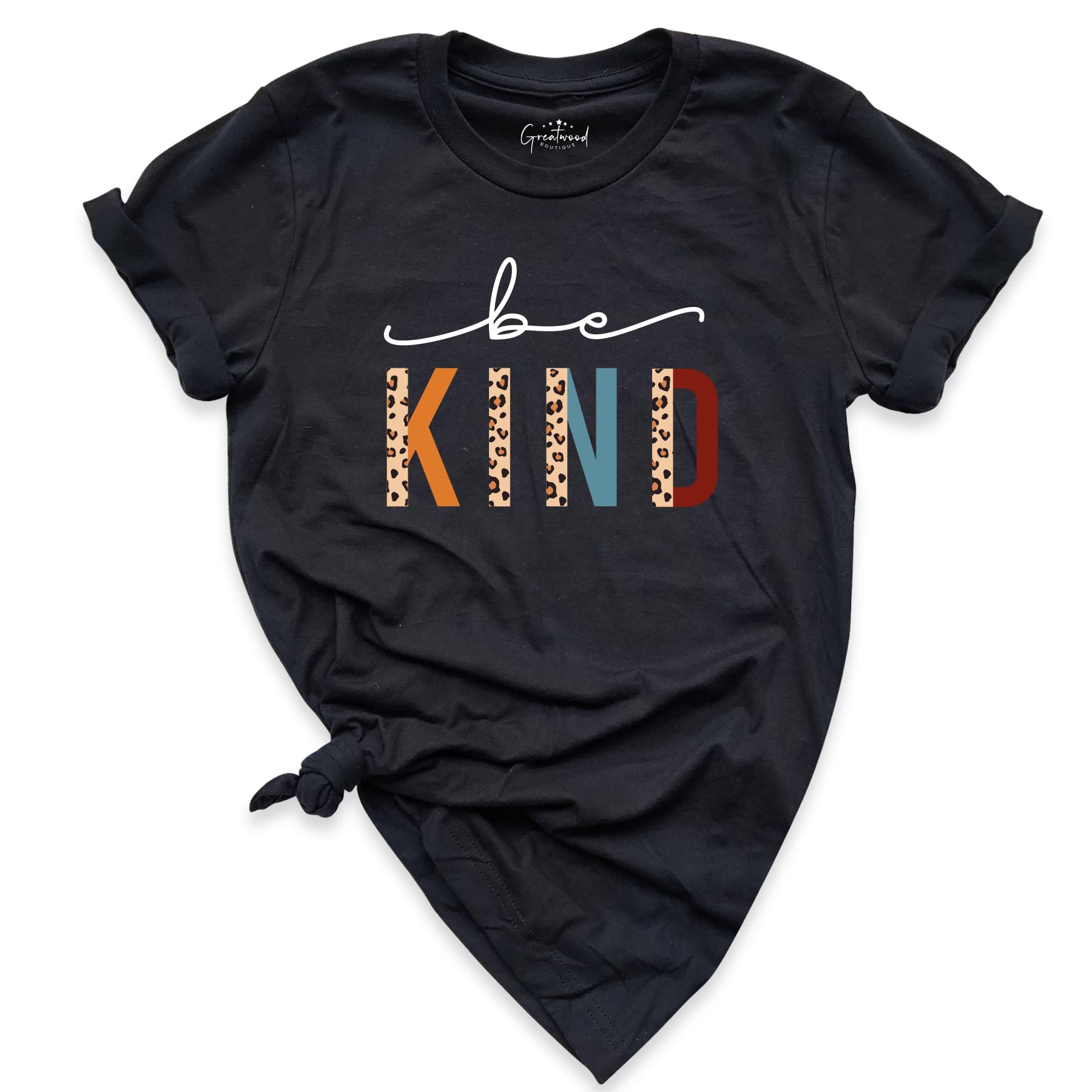 Be Kind T-Shirt for Women - Motivational Teacher Gift with Rainbow Graphic - Boho Style Tee for Educators, Appreciation Gifts, Kindness Apparel | Perfect for Classroom, Teacher Appreciation Week & Casual Wear