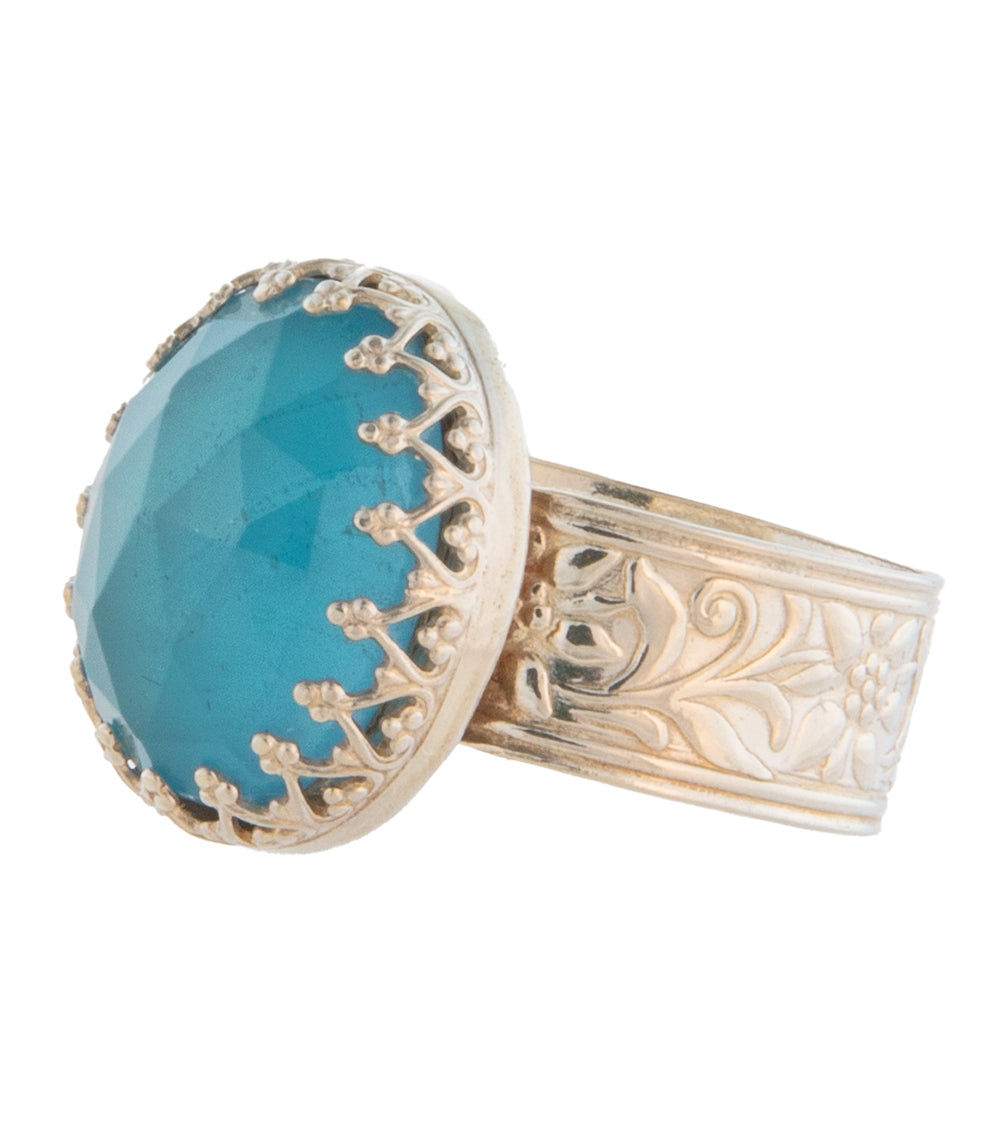 Galit Santa Maria Aquamarine Silver Ring GAL39990C – Elegant Jewelry for Weddings, Anniversaries & Special Occasions
