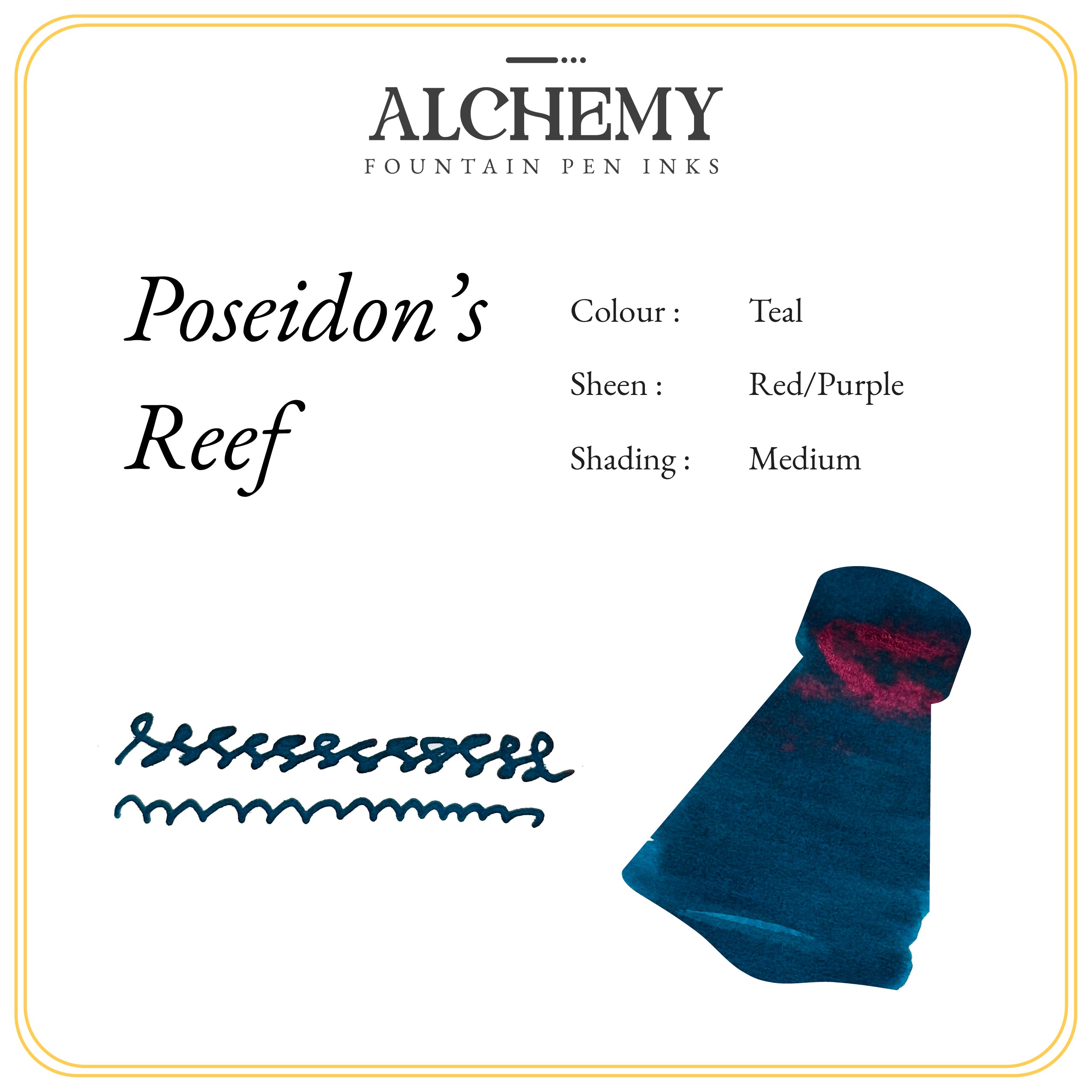 Premium Endless Alchemy Fountain Pen Ink - 45ml Bottle, Smooth Writing for Calligraphy & Journaling - Perfect for Artists, Writers & Pen Enthusiasts