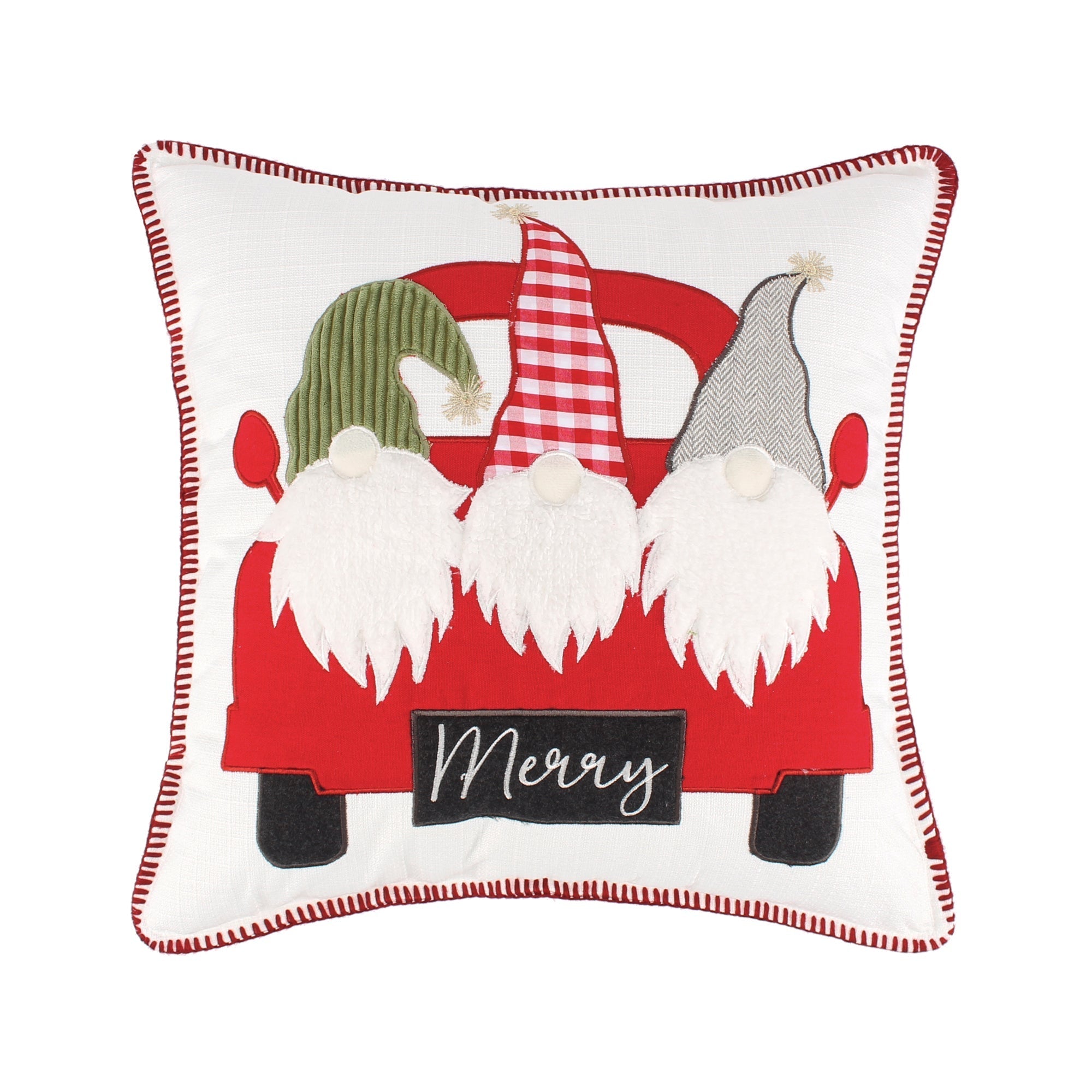 Road Trip Gnomes Pillow - Fun Travel Decor for Car, RV & Home - Perfect Gift for Adventure Lovers & Gnome Collectors