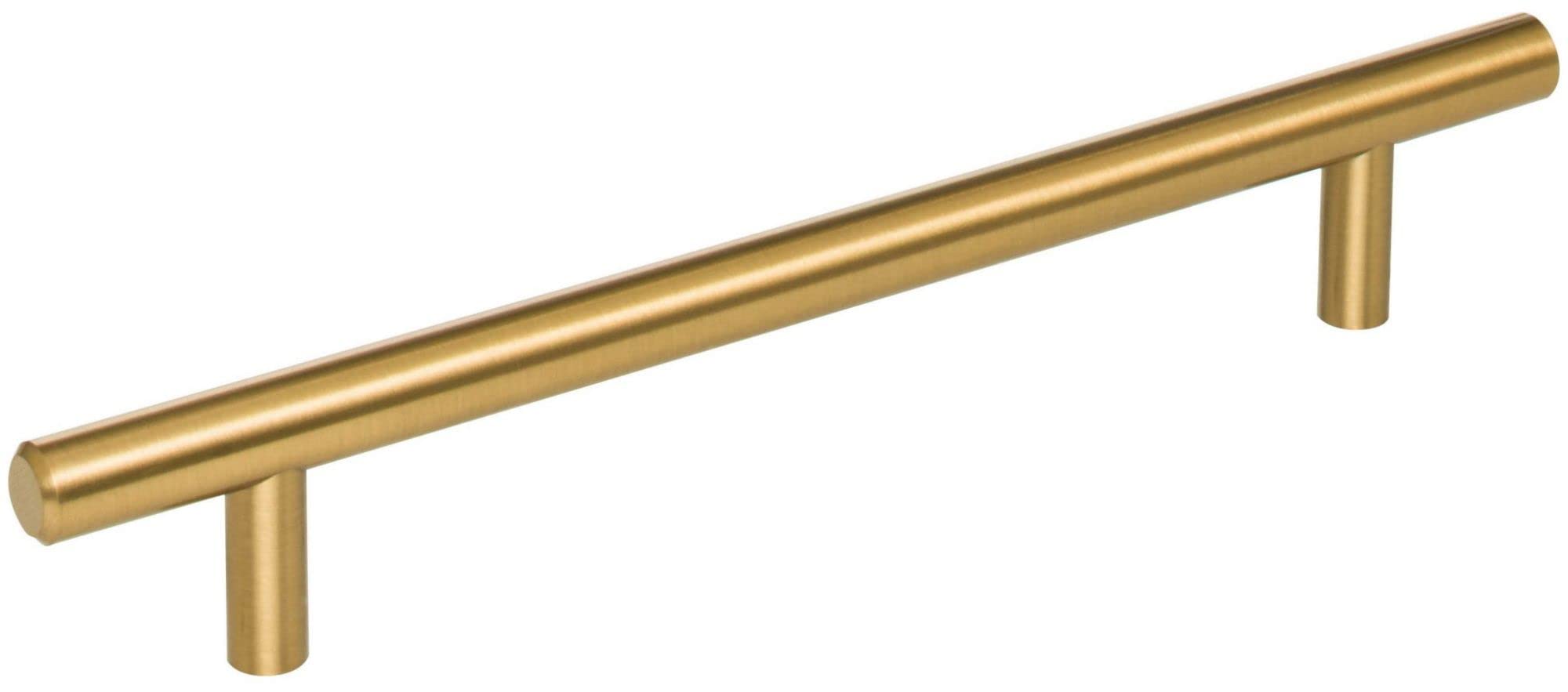 10-Pack 128mm Satin Bronze Naples Cabinet Bar Pulls - Modern Drawer Handles for Kitchen, Bathroom & Furniture (Center-to-Center Measurement) - Perfect for Cabinet Upgrades & Home Renovation Projects