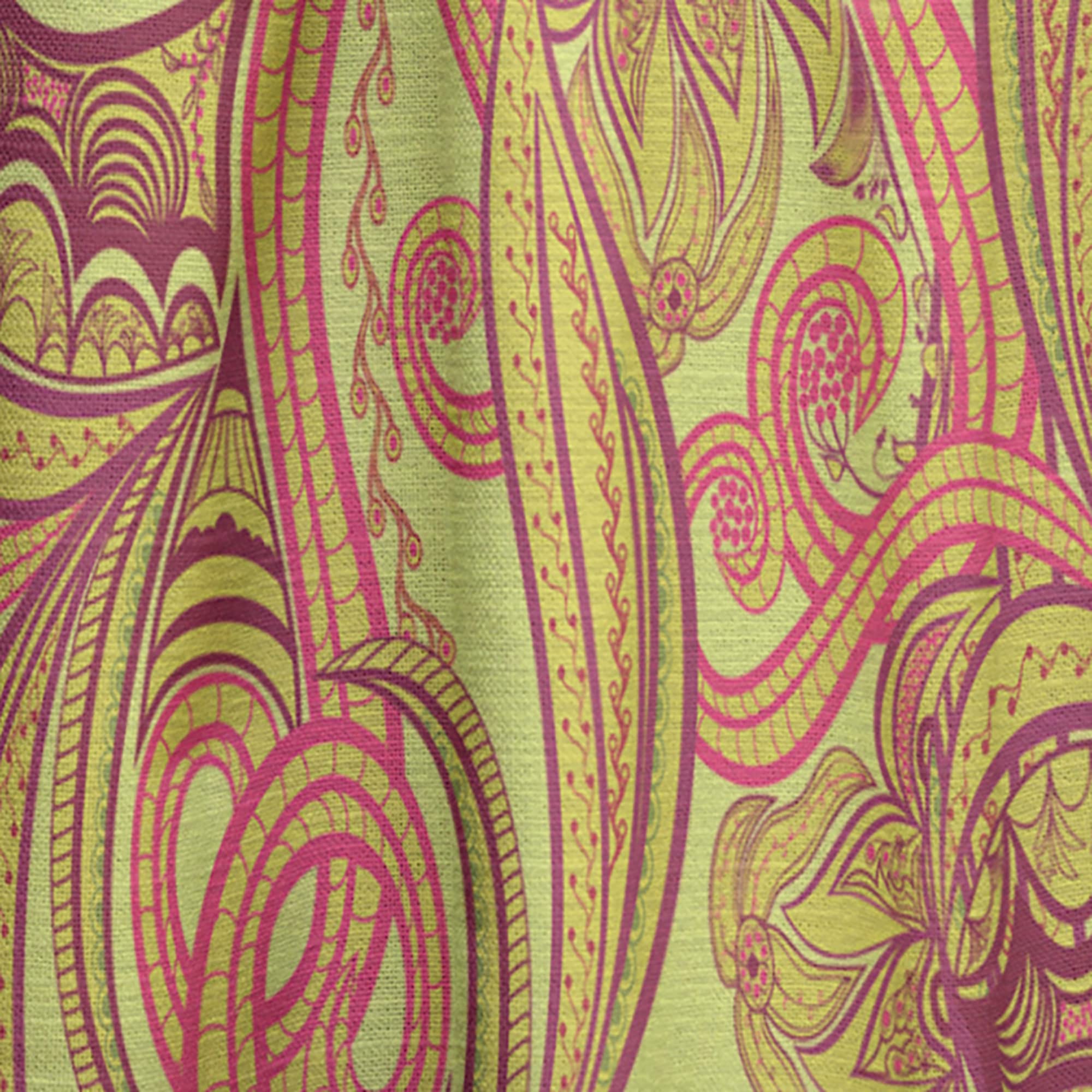Ethnic Abstract Pattern Thermal Insulated Curtains - Single Panel 52x120 - Blackout Drapes for Bedroom & Living Room - Perfect for Home Decor, Privacy & Energy Efficiency