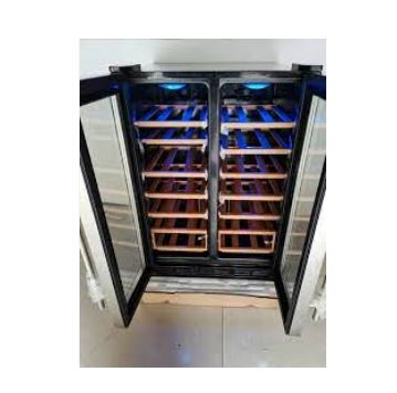 Farfalla FWC 2D42 18-Bottle Dual Zone Electric Wine Cooler Refrigerator - Perfect for Home, Office, or Restaurant Wine Storage