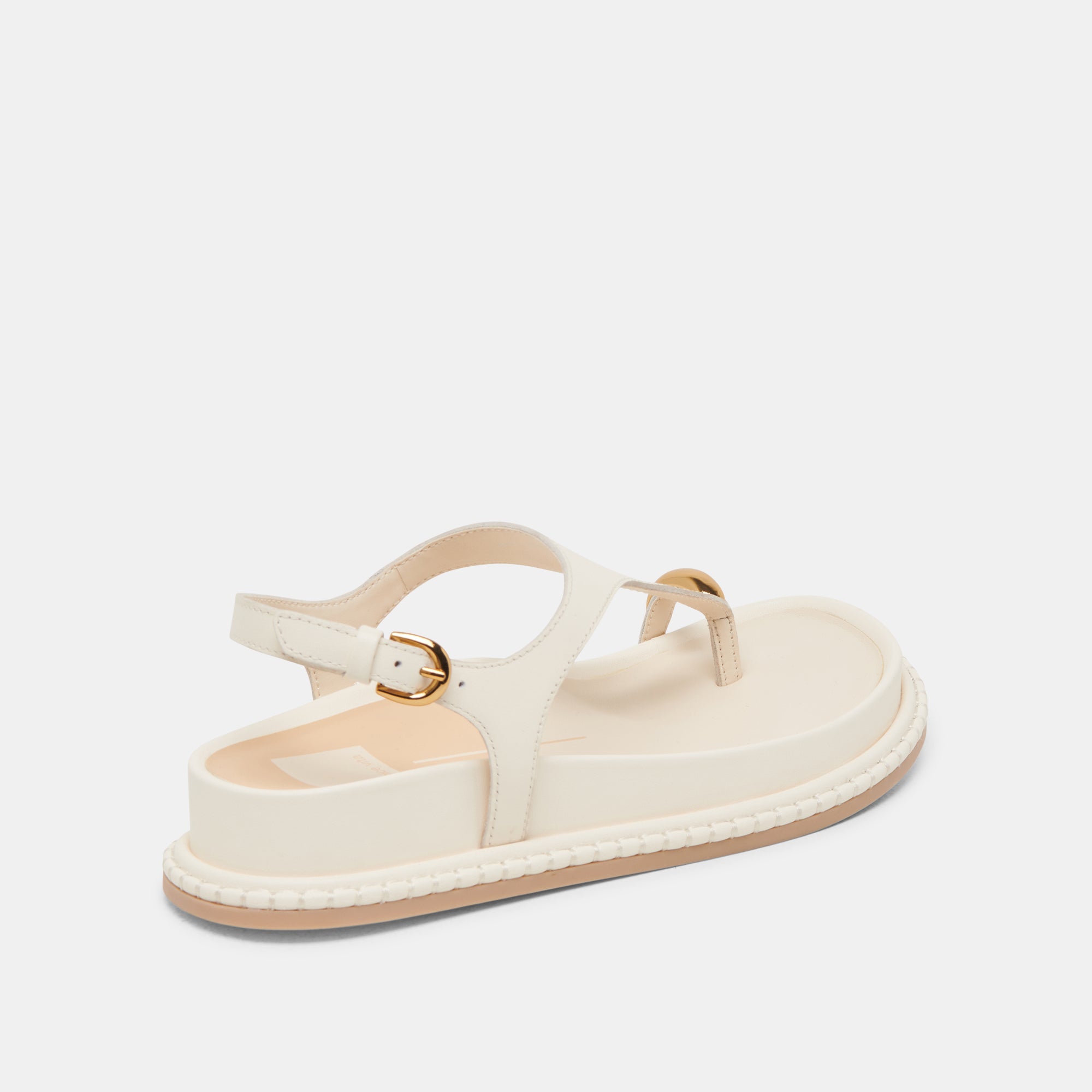 STEFAN Leather Sandals for Women - Off White Comfortable Casual Summer Shoes | Perfect for Beach, Vacation, and Everyday Wear