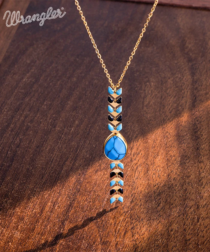 Wrangler Demeter’s Tear Necklace and Earrings Set - Sterling Silver Greek Goddess Jewelry for Women, Perfect for Weddings, Parties & Special Occasions