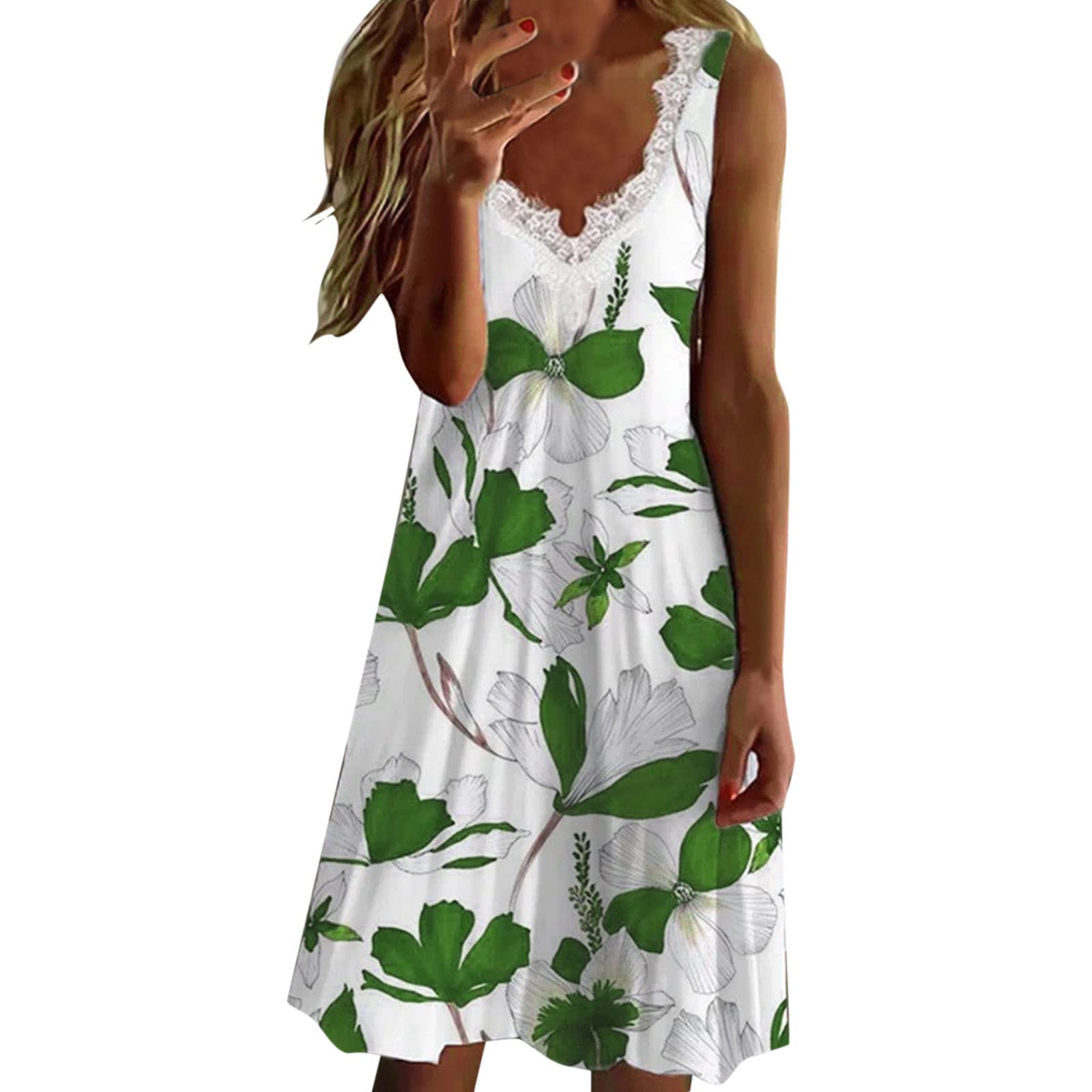 Women's Cute Summer Dresses for Wedding Guest, Graduation Party & Spring Occasions | Floral Midi Dress Plus Size 4-20 | Perfect for Garden Parties, Bridal Showers & Date Nights