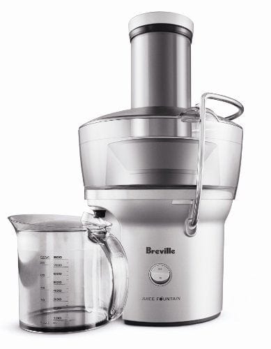 Breville Juice Fountain Compact Juicer - BJE200XL | High-Speed Juicing for Fruits & Vegetables | Perfect for Healthy Smoothies & Fresh Juices at Home