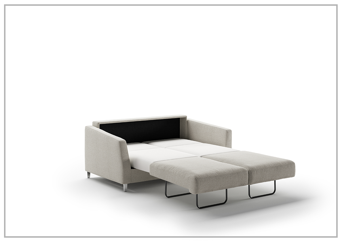 Custom Luonto Monika Fabric Sleeper Sofa - Handmade to Order | Convertible Couch Bed for Small Spaces & Guest Rooms | Perfect for Apartments, Dorms & Home Offices