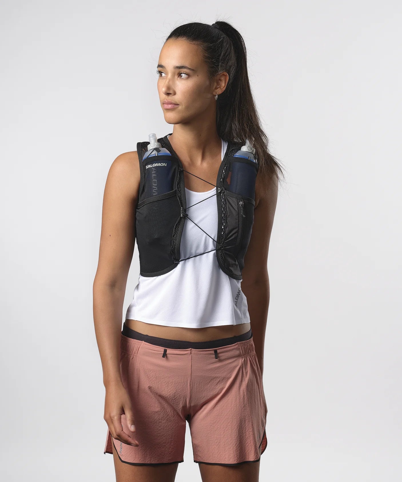 Active Skin 4 Women's Running Vest with Hydration Flasks - Lightweight Breathable for Marathon, Hiking & Outdoor Sports